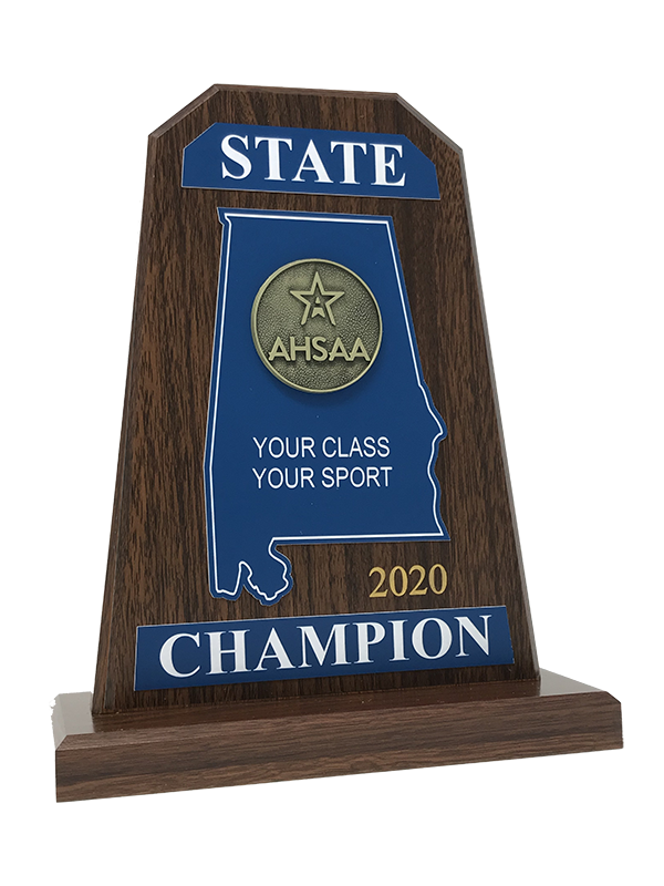 AHSAA State Champion, 9"